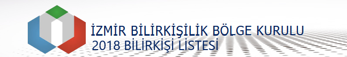 2018 İzmir Bilirkişi Listesi