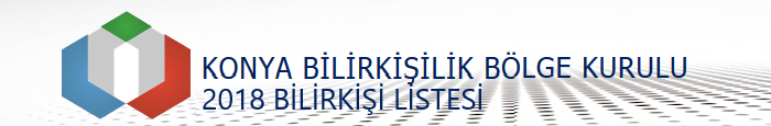 2018 Konya Bilirkişi Listesi