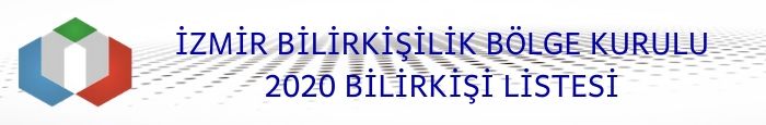 2020 İzmir Bilirkişi Listesi